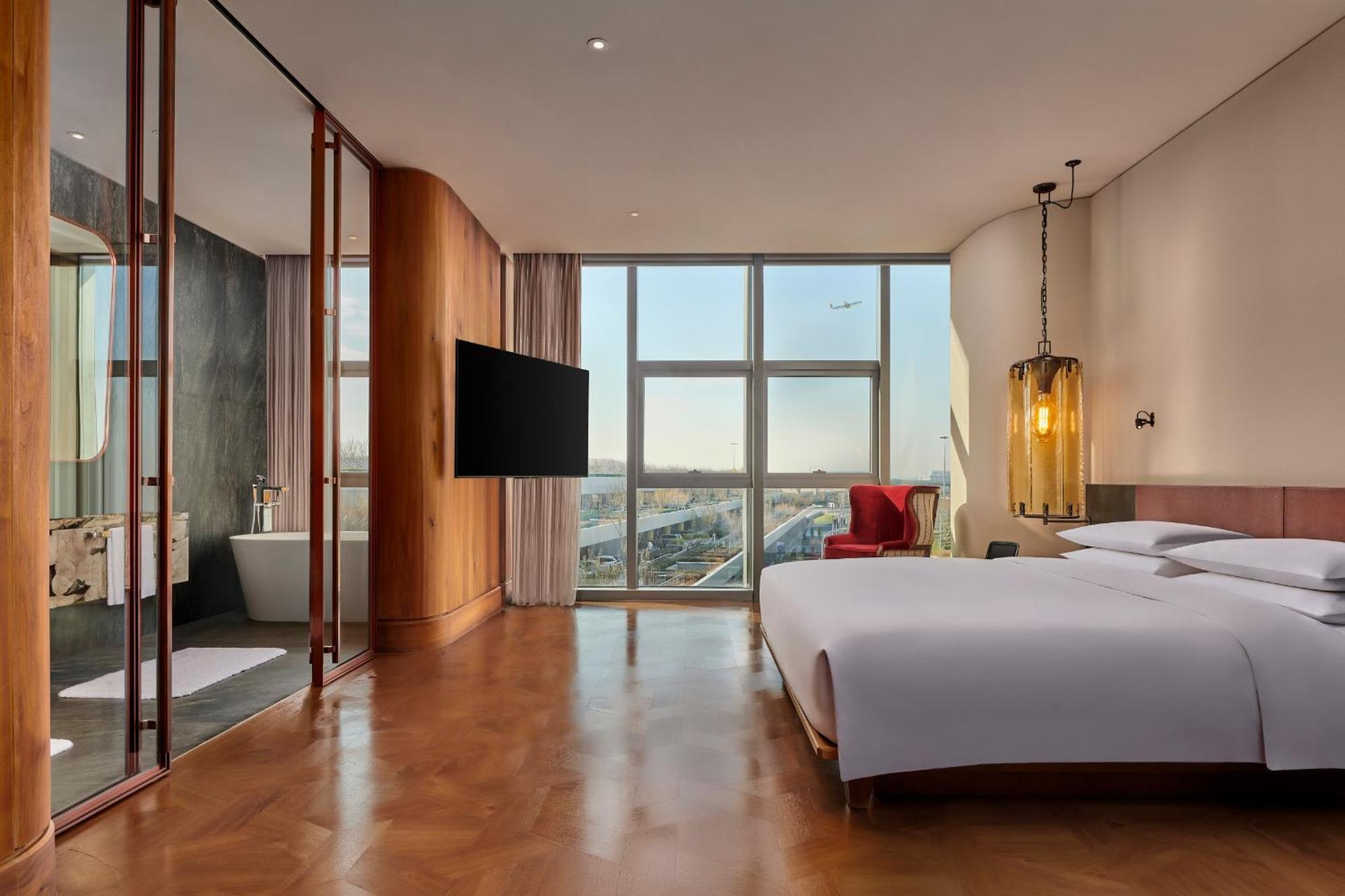 Hotel Mumian Beijing Daxing International Airport, Part Of Hyatt Exterior foto Deluxe Room